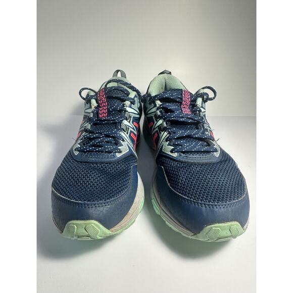 ASICS Women’s Gel Trail Running Shoes Size 7 Blue Coral Mint Athletic Comfort - Picture 3 of 8